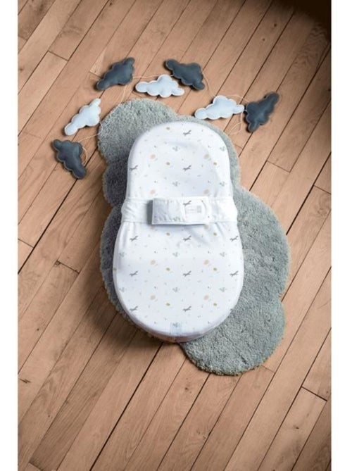 Matelas cocon ergonomique - red castle - cocoonababy - drap happy fox - Kiabi