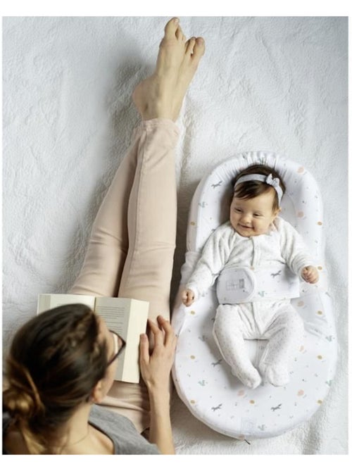 Matelas cocon ergonomique - red castle - cocoonababy - drap happy fox - Kiabi
