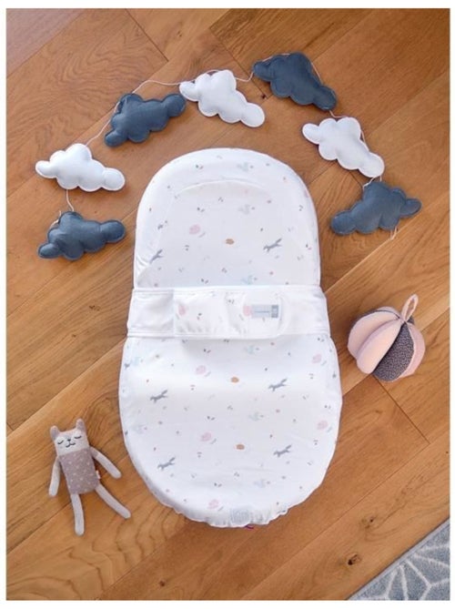 Matelas cocon ergonomique - red castle - cocoonababy - drap happy fox - Kiabi