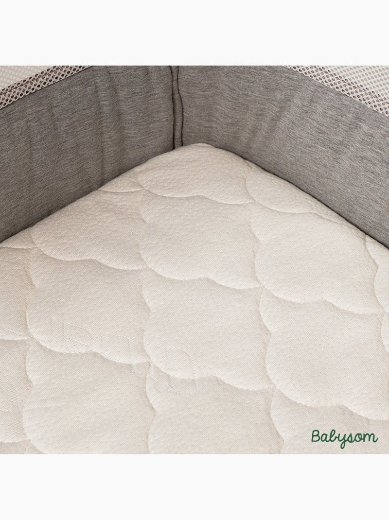 Matelas Cododo Bébé - Housse en Viscose de Bamboo - Sans Traitement - Déhoussable - Oekotex Blanc - Kiabi