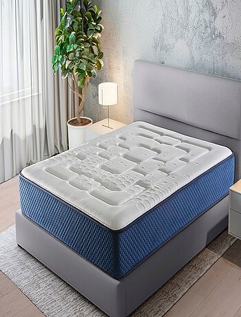 Matelas COLUMBATEX Épaisseur 25 CM Mousse HR et Látex,Ferme, 2 Face été/hiver