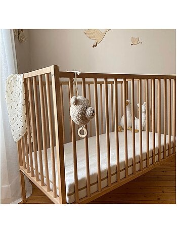 Matelas coton 70x140cm déhoussable à 360°