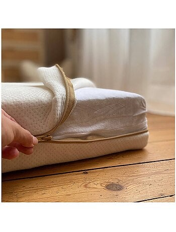 Matelas coton 70x140cm déhoussable à 360°