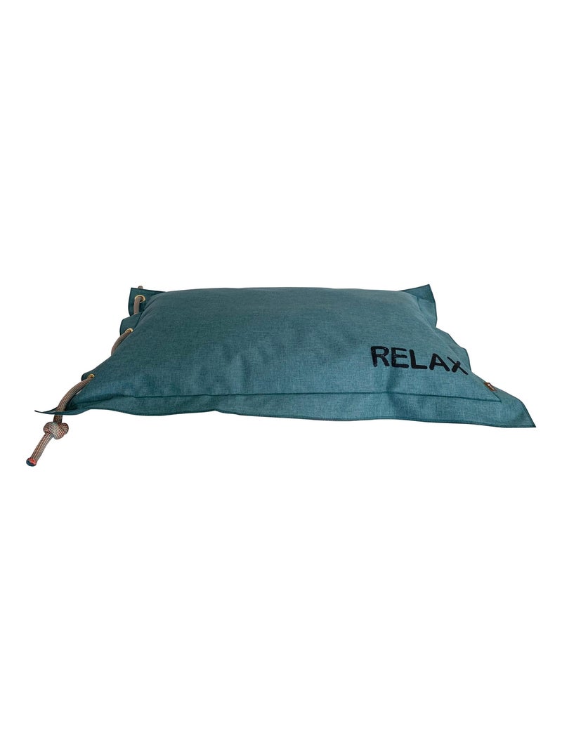 MATELAS COUSSIN RELAX corde nylon Vert émeraude - Kiabi