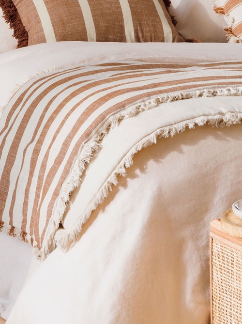 Matelas d'assise uni et à franges - Kiabi