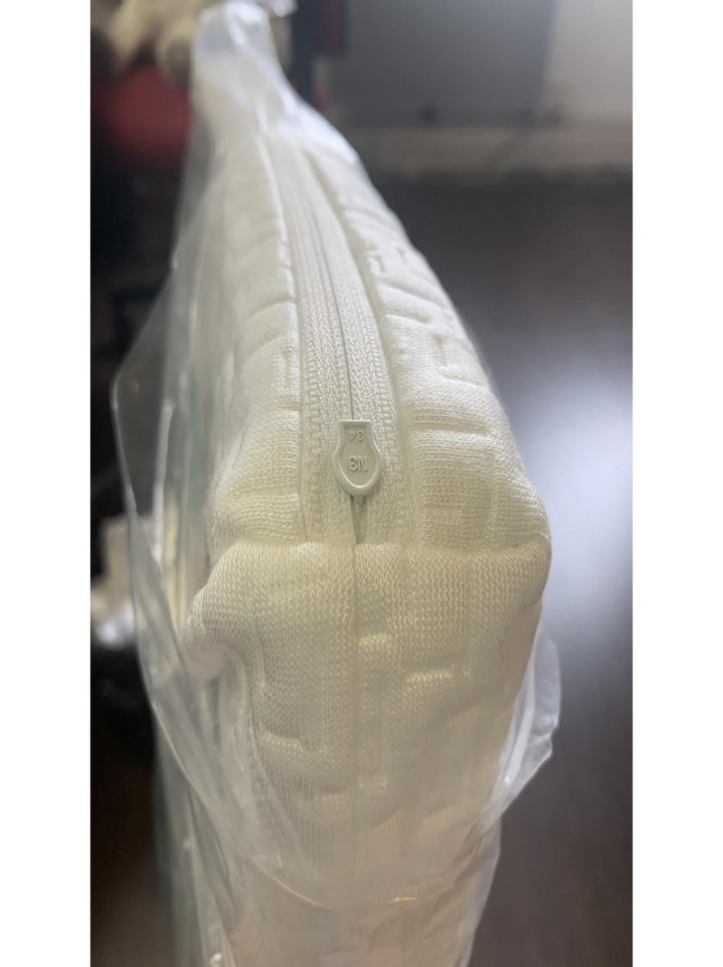 Matelas de berceau en bambou - Viscose de bambou antibactérien - Made in France Blanc - Kiabi