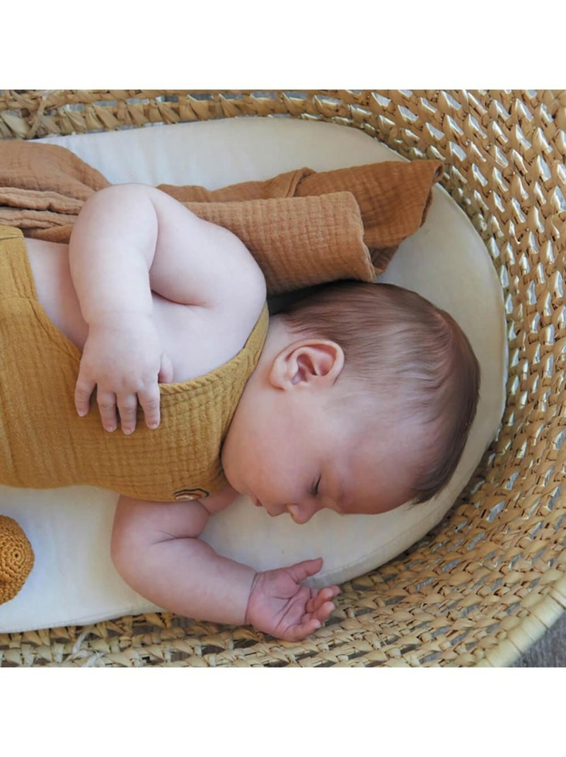 Matelas De Landau Déhoussable - 32 cm x 72 cm x 4 cm Blanc - Kiabi