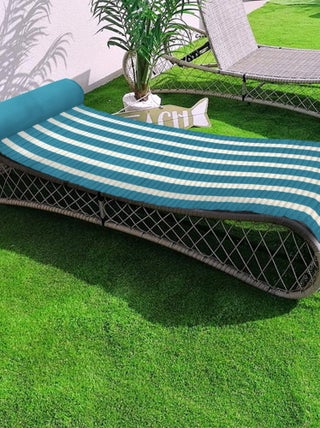 Matelas de plage Bleu 60x180 - Bahia Bleu Canard