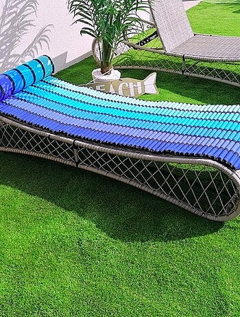 Matelas de plage Happy Blue 60x180