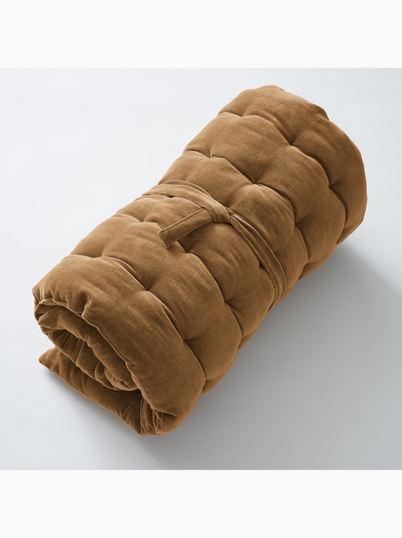 Matelas de sol - en velours de coton - Doux et moelleux - César Camel - Kiabi