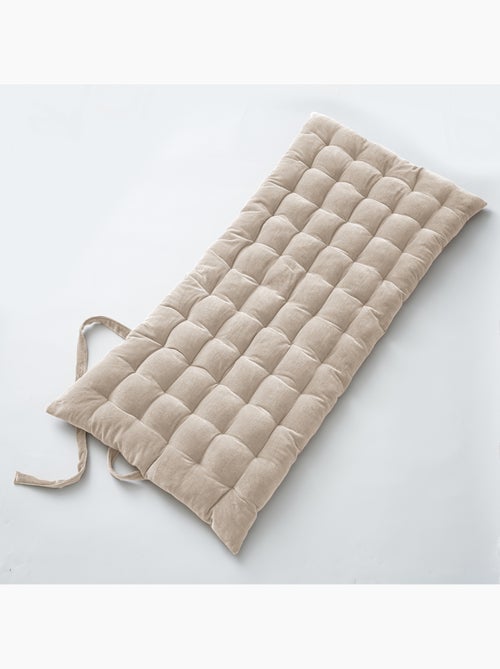 Matelas de sol - en velours de coton - Doux et moelleux - César - Kiabi