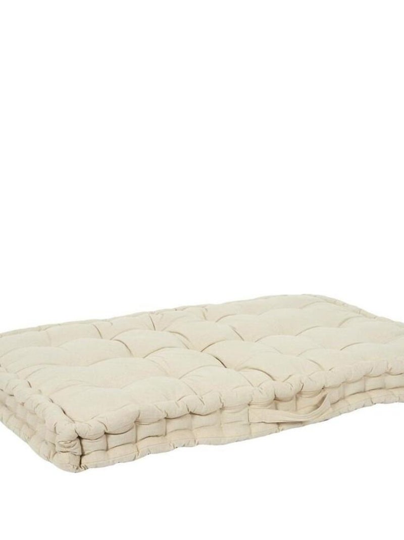 Matelas de sol 120x80 cm beige coton Beige - Kiabi