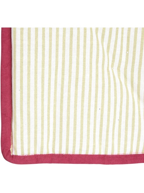 Matelas de sol 180x60cm en coton FLEUR DE ROSE - Kiabi Matelas de sol 180x60cm en coton FLEUR DE ROSE - Kiabi
