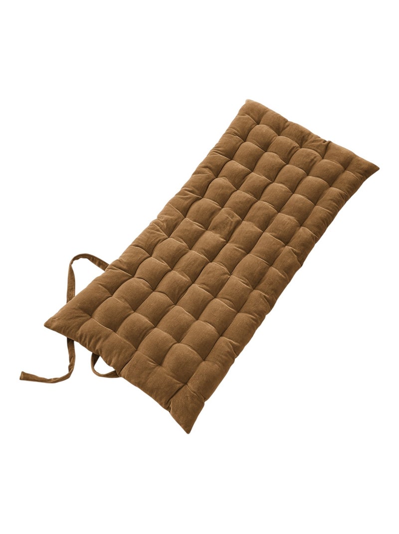 Matelas de sol 60 x 120 cm velours Cesar camel Camel - Kiabi