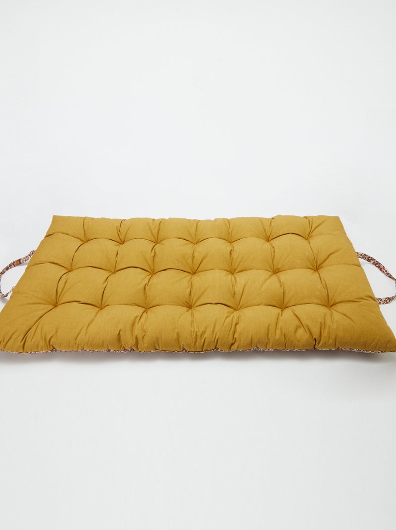 Matelas de sol capitonné (60x120 cm) - Kiabi Home Jaune - Kiabi