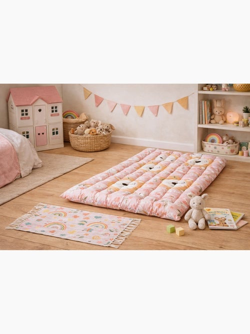 Matelas de Sol Enfant Rose - Douceur & Confort - 55x120 / Rose - Kiabi Matelas de Sol Enfant Rose - Douceur & Confort - 55x120 / Rose - Kiabi