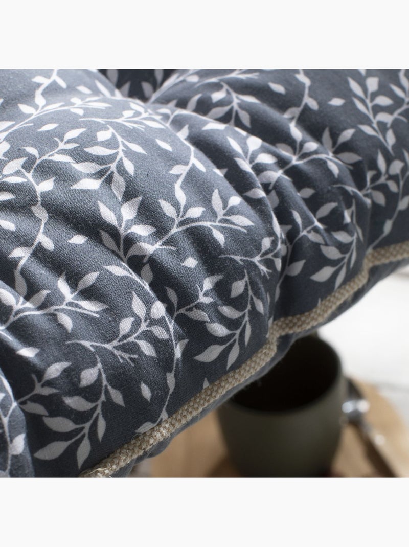 Matelas de sol FLOWER GARDEN Bleu gris - Kiabi