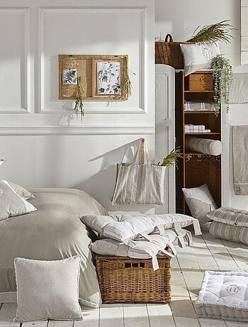 Matelas de sol imprimé rayures coton CHARME