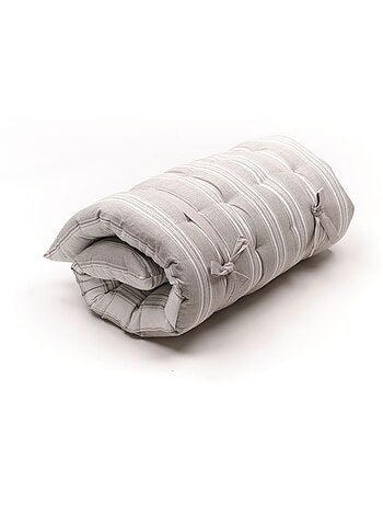 Matelas de sol imprimé rayures coton CHARME