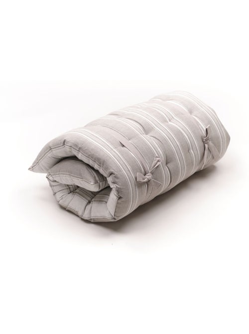 Matelas de sol imprimé rayures coton CHARME - Kiabi
