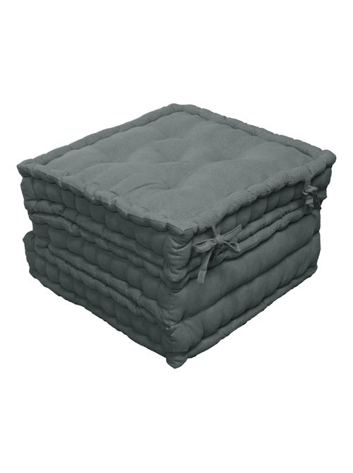 Matelas de sol modulable coton recyclé 3P 45x45x10/3 - Kiabi