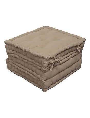Matelas de sol modulable coton recyclé 3P 45x45x10/3