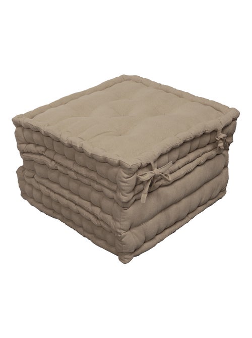 Matelas de sol modulable coton recyclé 3P 45x45x10/3 - Kiabi