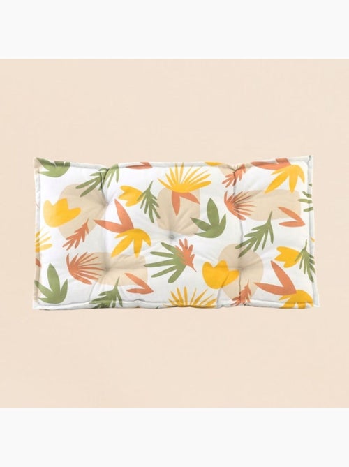 Matelas de sol outdoor déperlant imprimé fleurs coloré 115x75cm - Kiabi