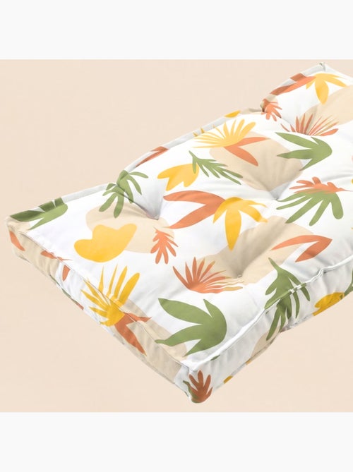 Matelas de sol outdoor déperlant imprimé fleurs coloré 115x75cm - Kiabi