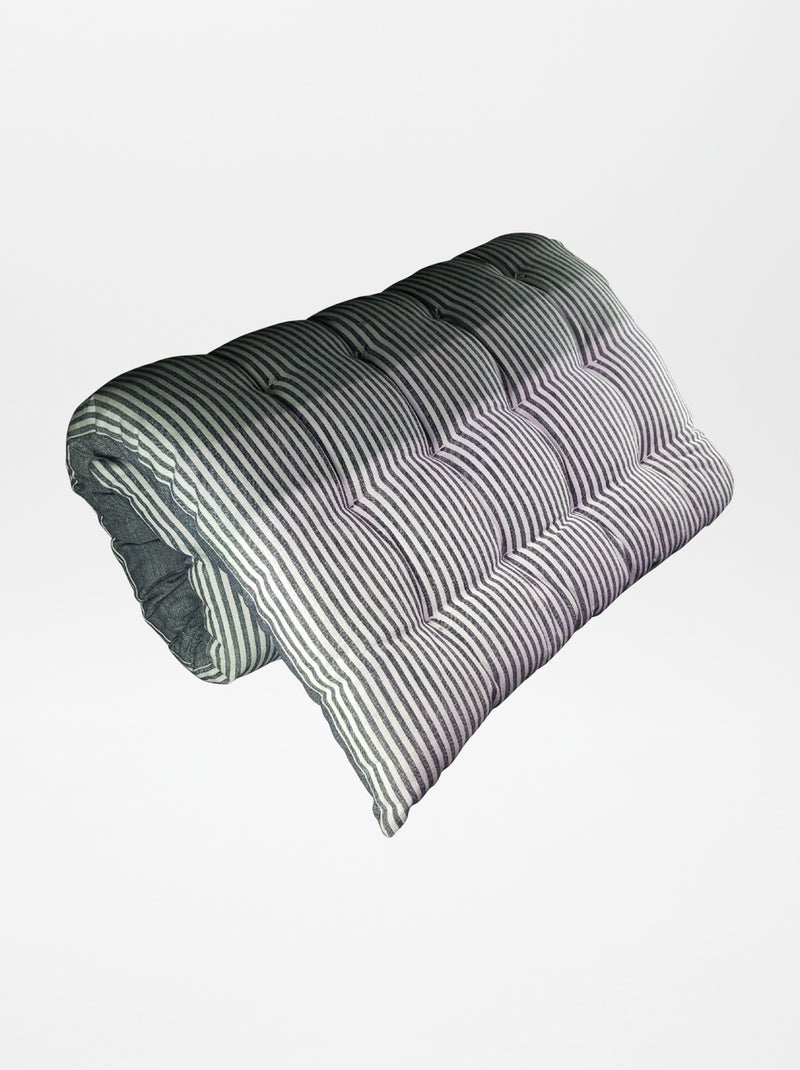 Matelas de sol rayé bleu - Kiabi