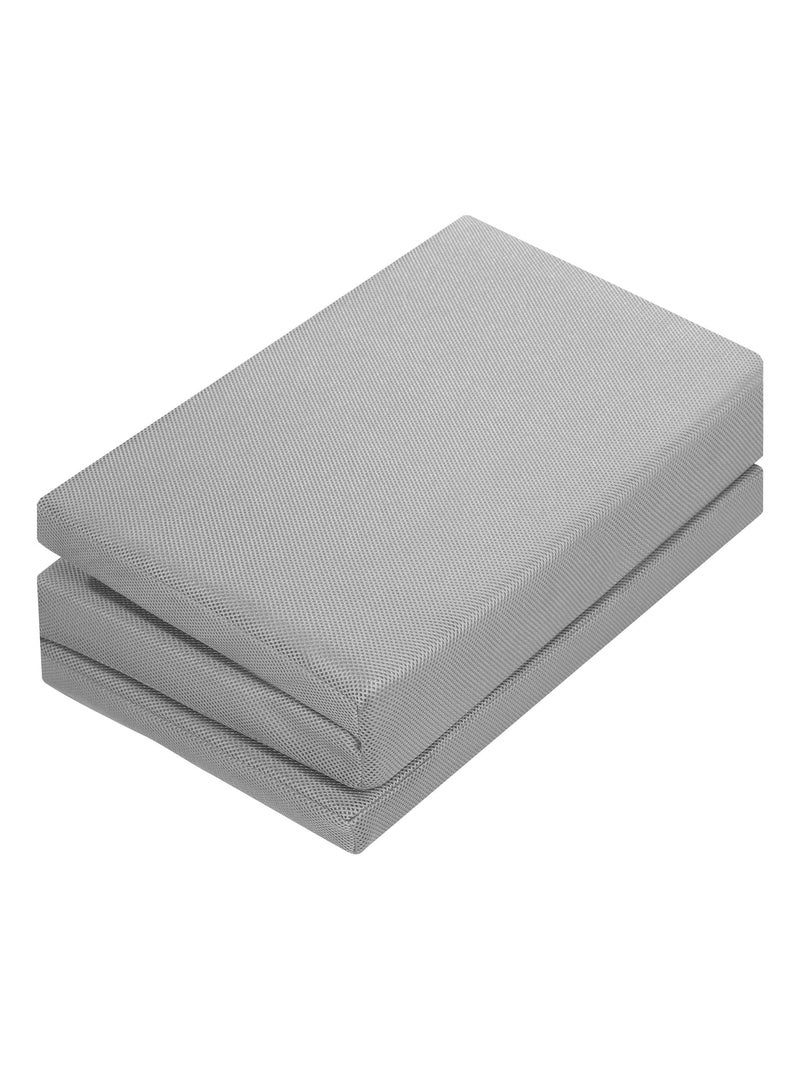 Matelas de voyage climatisé pliable + sac de transport Safe asleep® ROBA Gris - Kiabi