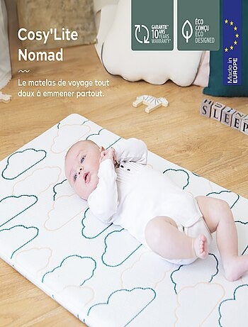 Matelas de voyage Cosy'Lite 60x120cm - OekoTex - Eco-conçu 'Babymoov'