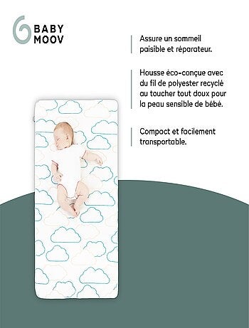 Matelas de voyage Cosy'Lite 60x120cm - OekoTex - Eco-conçu 'Babymoov'