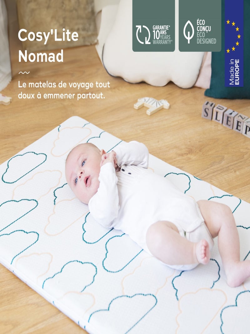 Matelas de voyage Cosy'Lite 60x120cm - OekoTex - Eco-conçu 'Babymoov' Blanc - Kiabi