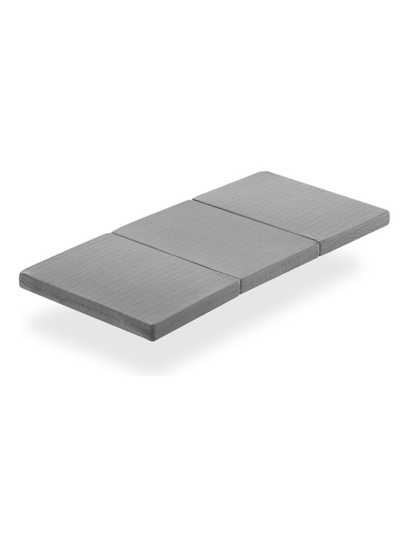 Matelas de voyage pliable 3 pièces pour lit de bébé 120x60 cm, matelas en mousse, épaisseur 5 cm Gris - Kiabi