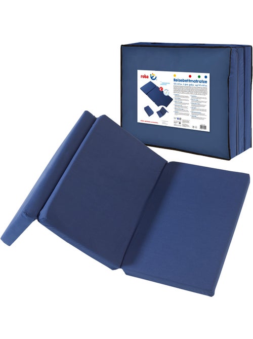 Matelas de voyage pliable et déhoussable + sac de transport ROBA - Kiabi