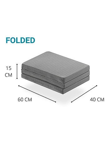 Matelas de voyage pliable pour lit de bébé 120x60 cm, matelas en mousse, épaisseur 5 cm, pliable