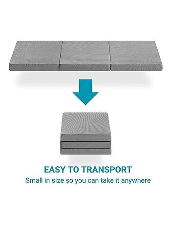 Matelas de voyage pliable pour lit de bébé 120x60 cm, matelas en mousse, épaisseur 5 cm, pliable