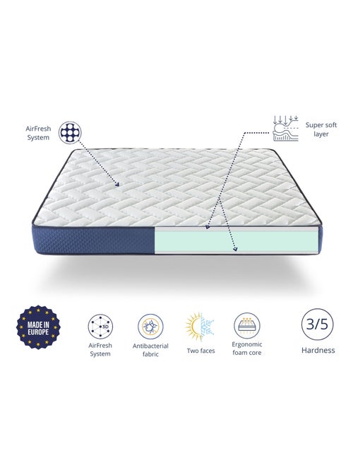 Matelas DEO, Epaisseur 22 CM LIT ENFANT, Moussee a memoire, - Kiabi Matelas DEO, Epaisseur 22 CM LIT ENFANT, Moussee a memoire, - Kiabi