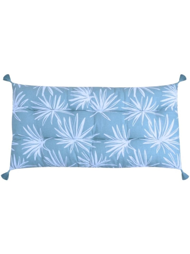 Matelas déperlant & anti UV fleuri 60x120cm Bleu - Kiabi