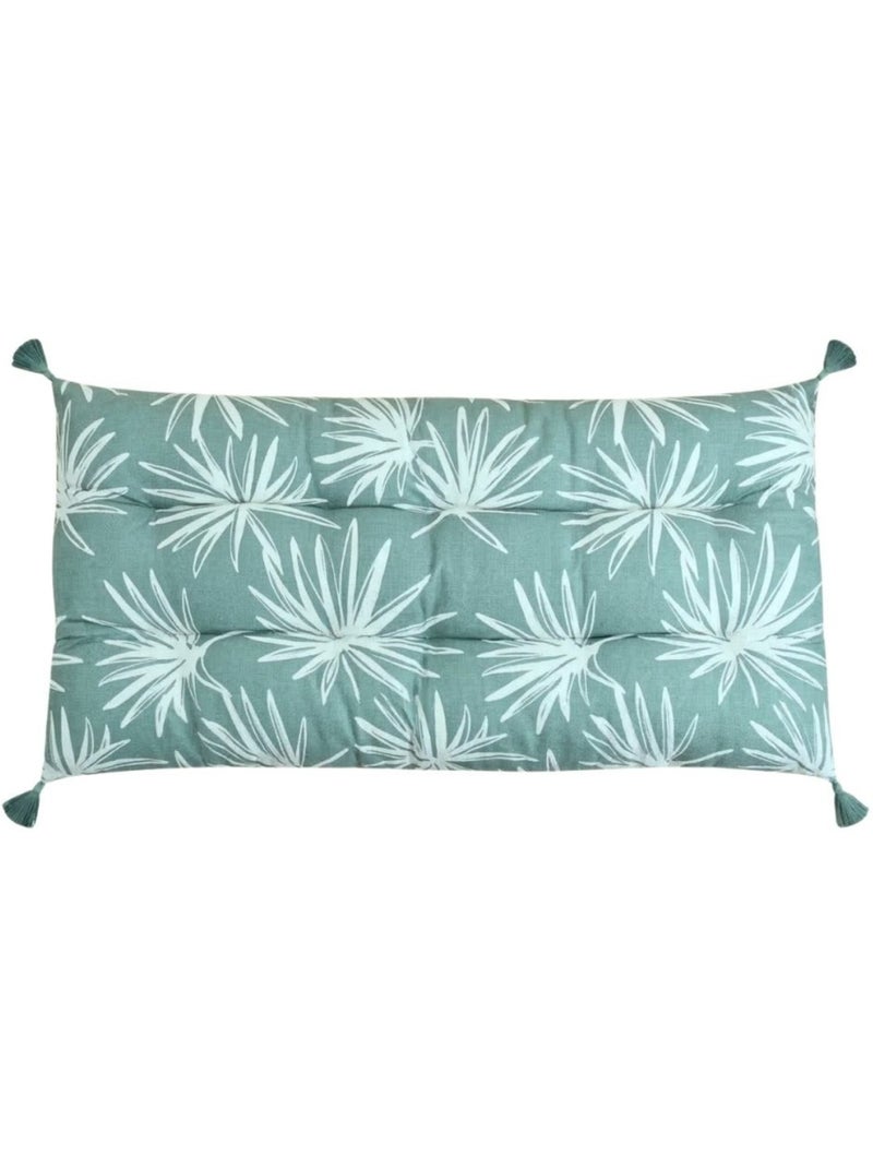 Matelas déperlant & anti UV fleuri 60x120cm Vert - Kiabi