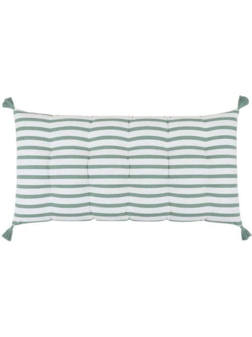 Matelas déperlant & anti uv rayé vert / blanc 60x120cm - Kiabi