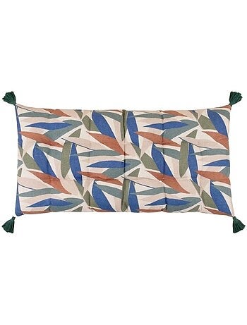 Matelas déperlant motifs feuillage 60x120cm