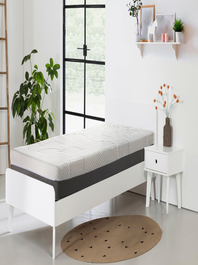 Matelas  DRACO LATEX Épaisseur 20 CM déhoussable, noyau en latex 100% N/A - Kiabi