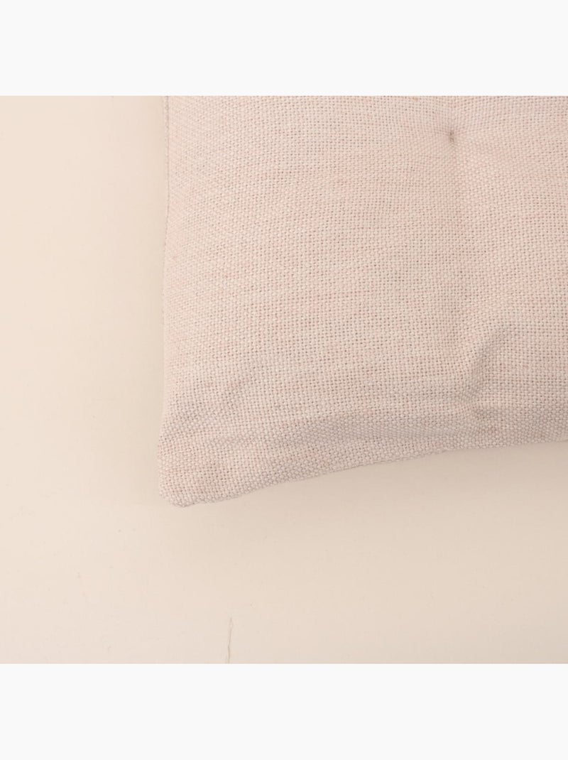 Matelas effet lin capitonné déperlant & anti-uv beige 60x120cm Beige - Kiabi