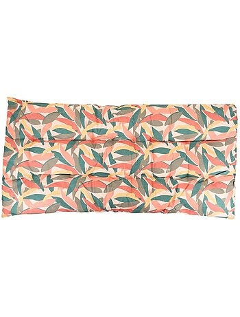 Matelas effet lin déperlant & anti-uv imprimé coloré 60x120cm