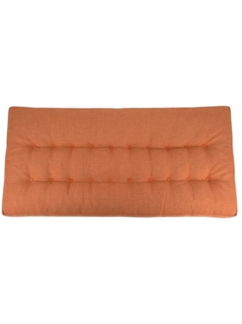 Matelas effet lin déperlant & anti-uv uni terracotta 60x120cm - Kiabi Matelas effet lin déperlant & anti-uv uni terracotta 60x120cm - Kiabi