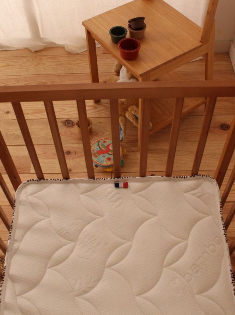 Matelas en Coco et Bambou Blanc - Kiabi