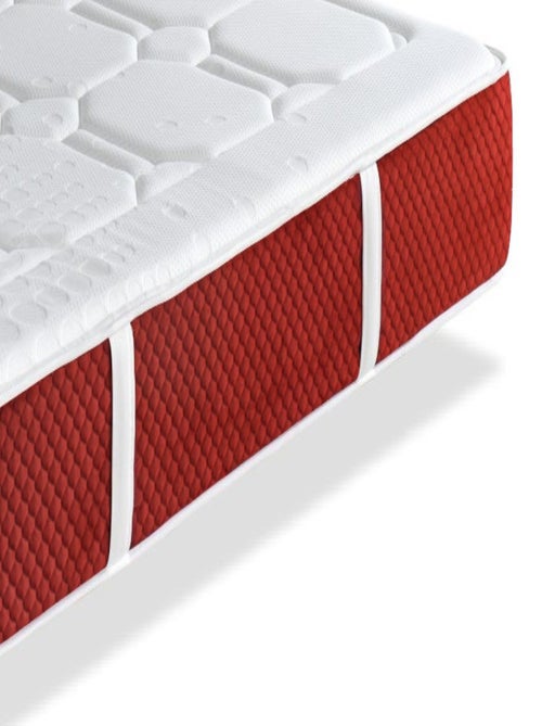 Matelas en latex et ressorts ensachés 90X190 SPRING LATEX PREMIUM, hauteur 30 CM - Kiabi Matelas en latex et ressorts ensachés 90X190 SPRING LATEX PREMIUM, hauteur 30 CM - Kiabi