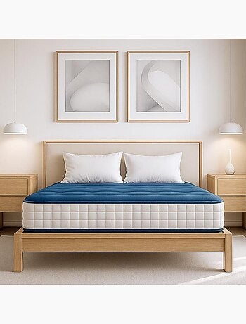 Matelas en mousse the white stone - h.20 cm - orthopédique